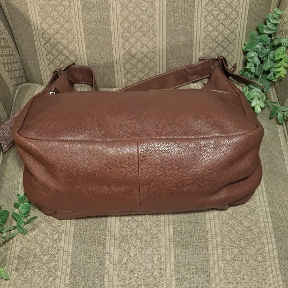 Longchamp Leather Hobo Bag